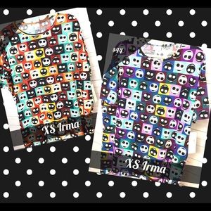 NWT 2 Lularoe XS Jack Skellington Disney MATCHING
